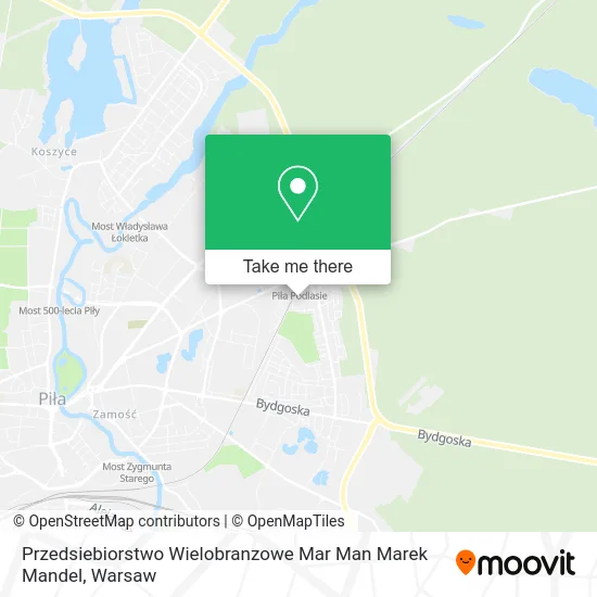 Карта Przedsiebiorstwo Wielobranzowe Mar Man Marek Mandel