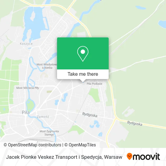 Карта Jacek Pionke Veskez Transport i Spedycja