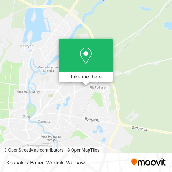 Карта Kossaka/ Basen Wodnik