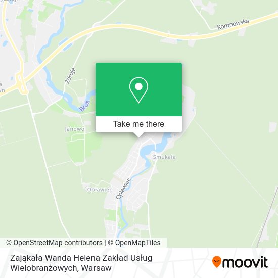 Zająkała Wanda Helena Zakład Usług Wielobranżowych map