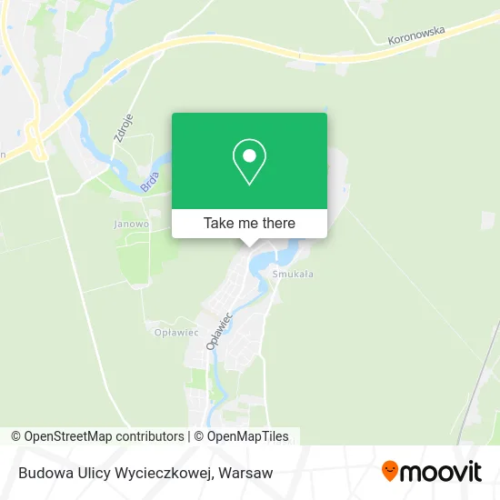 Budowa Ulicy Wycieczkowej map