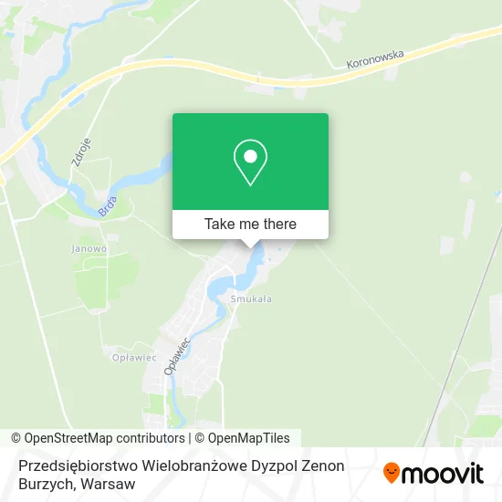 Przedsiębiorstwo Wielobranżowe Dyzpol Zenon Burzych map