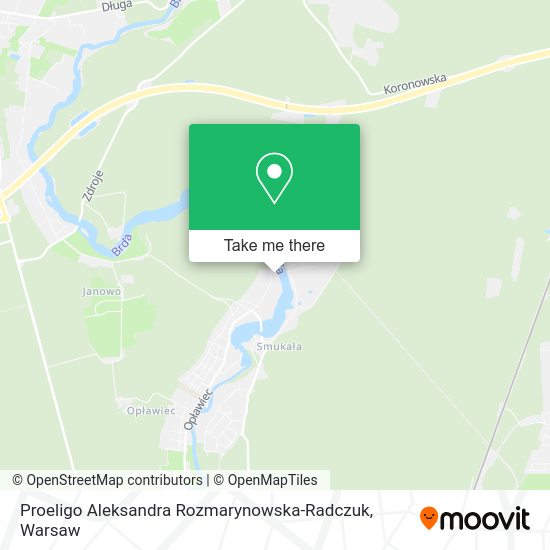 Proeligo Aleksandra Rozmarynowska-Radczuk map