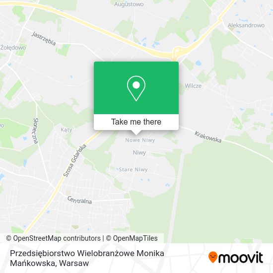 Przedsiębiorstwo Wielobranżowe Monika Mańkowska map