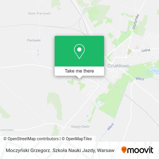 Moczyński Grzegorz. Szkoła Nauki Jazdy map