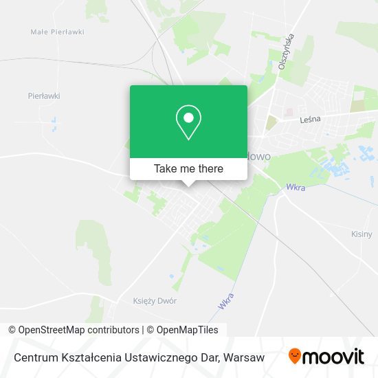 Centrum Kształcenia Ustawicznego Dar map