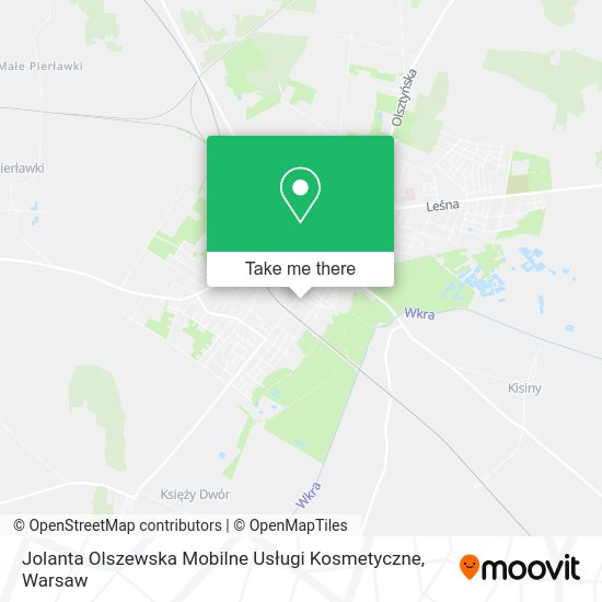 Jolanta Olszewska Mobilne Usługi Kosmetyczne map