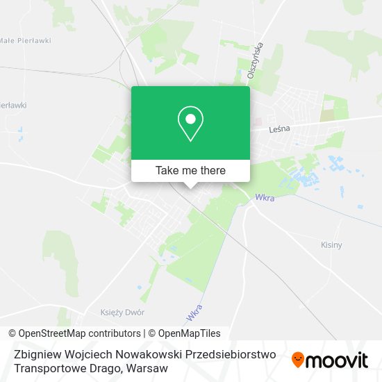 Zbigniew Wojciech Nowakowski Przedsiebiorstwo Transportowe Drago map