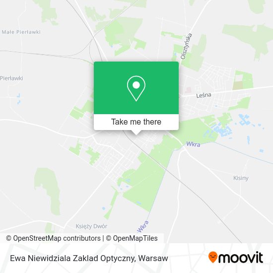 Ewa Niewidziala Zaklad Optyczny map