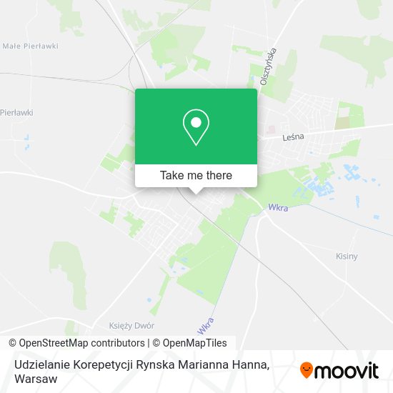 Udzielanie Korepetycji Rynska Marianna Hanna map