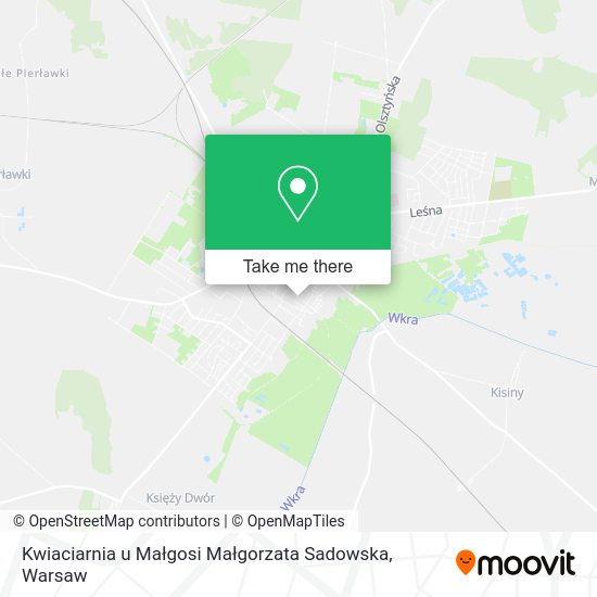 Kwiaciarnia u Małgosi Małgorzata Sadowska map