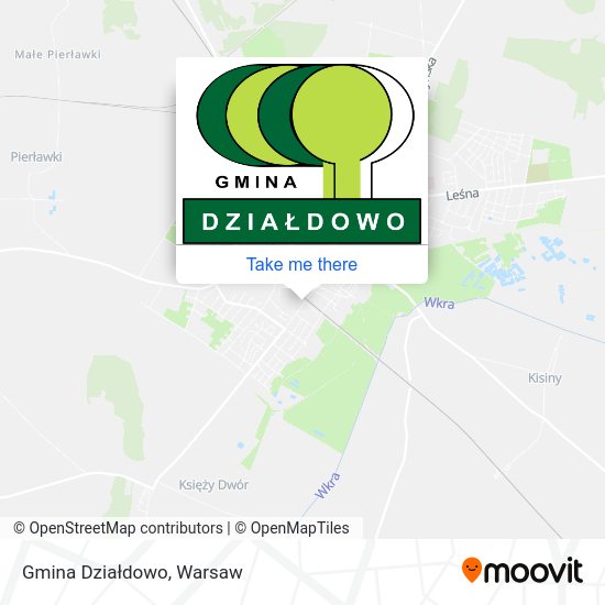 Gmina Działdowo map