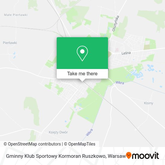 Gminny Klub Sportowy Kormoran Ruszkowo map