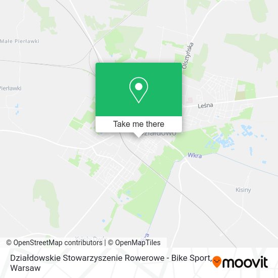 Działdowskie Stowarzyszenie Rowerowe - Bike Sport map