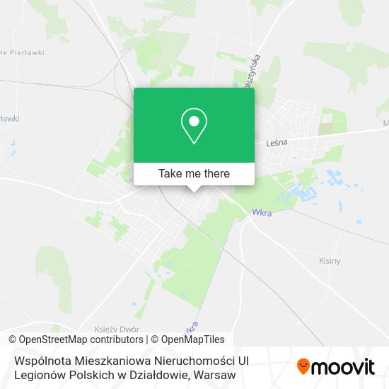 Wspólnota Mieszkaniowa Nieruchomości Ul Legionów Polskich w Działdowie map