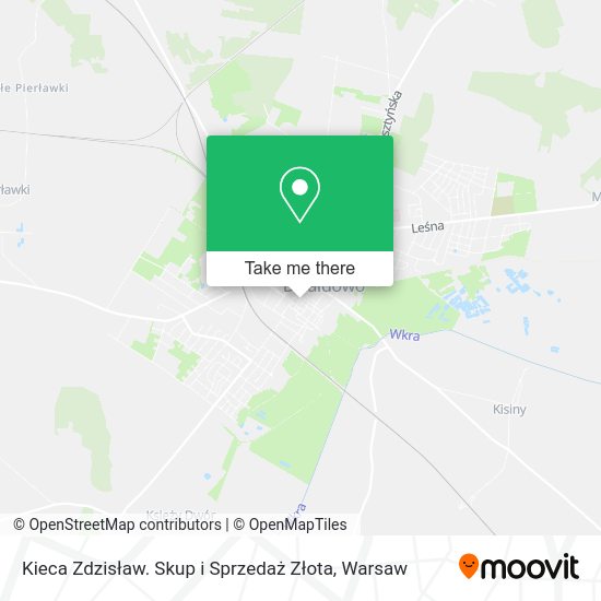 Kieca Zdzisław. Skup i Sprzedaż Złota map