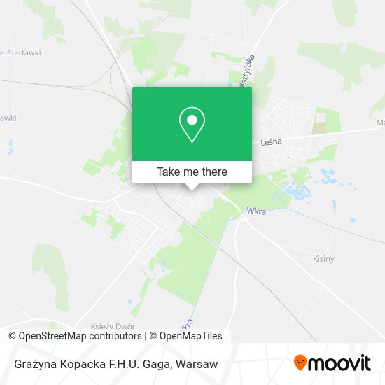 Grażyna Kopacka F.H.U. Gaga map