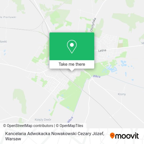 Kancelaria Adwokacka Nowakowski Cezary Józef map