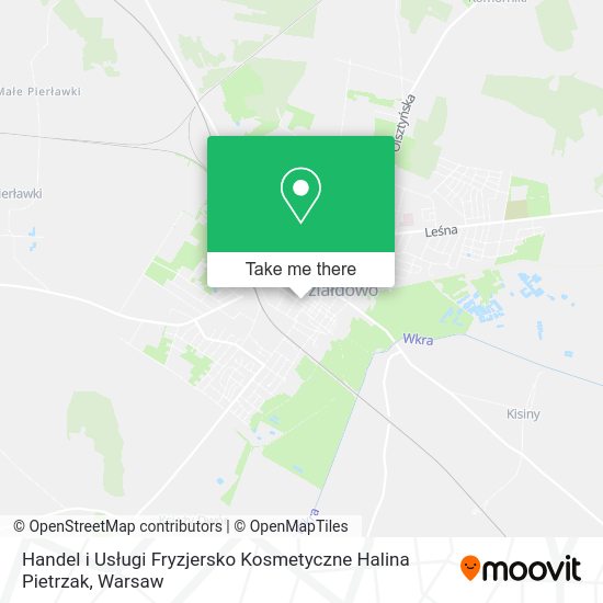 Handel i Usługi Fryzjersko Kosmetyczne Halina Pietrzak map