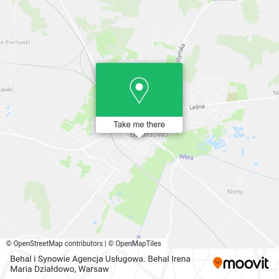 Behal i Synowie Agencja Usługowa. Behal Irena Maria Działdowo map