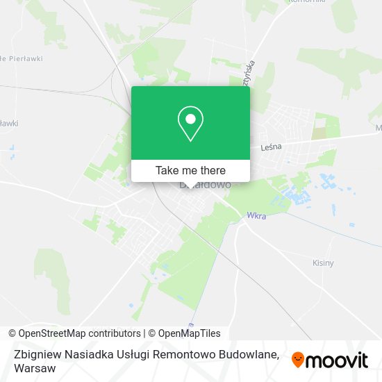 Zbigniew Nasiadka Usługi Remontowo Budowlane map