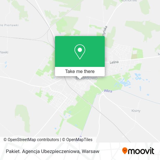 Pakiet. Agencja Ubezpieczeniowa map