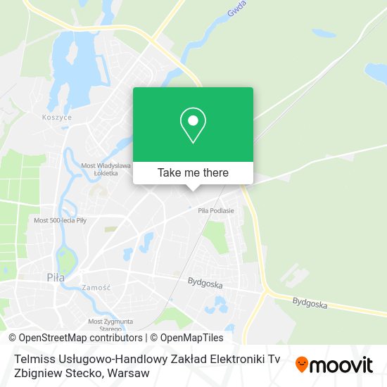 Telmiss Usługowo-Handlowy Zakład Elektroniki Tv Zbigniew Stecko map