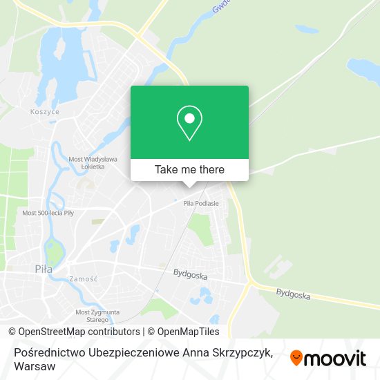 Pośrednictwo Ubezpieczeniowe Anna Skrzypczyk map