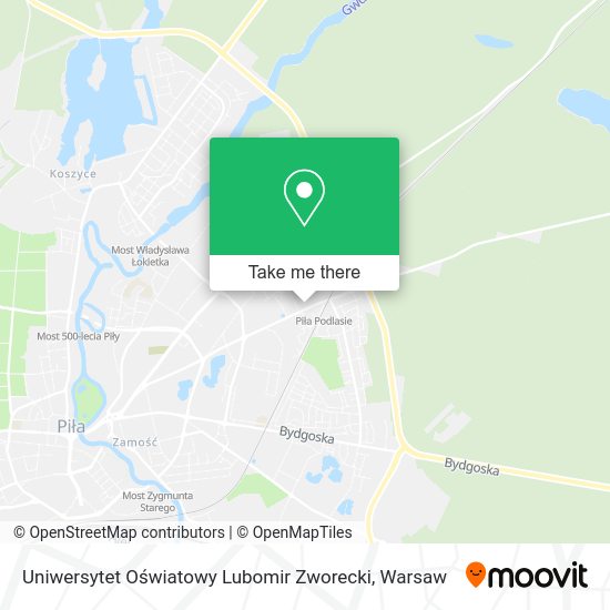 Uniwersytet Oświatowy Lubomir Zworecki map