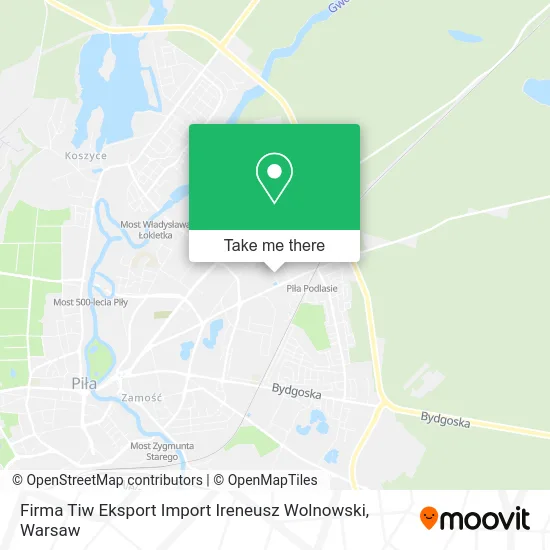 Карта Firma Tiw Eksport Import Ireneusz Wolnowski