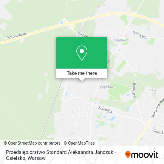 Przedsiębiorstwo Standard Aleksandra Janczak - Osielsko map