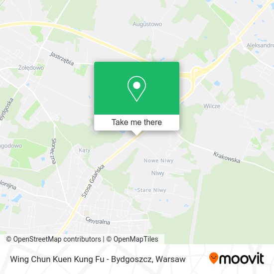 Wing Chun Kuen Kung Fu - Bydgoszcz map