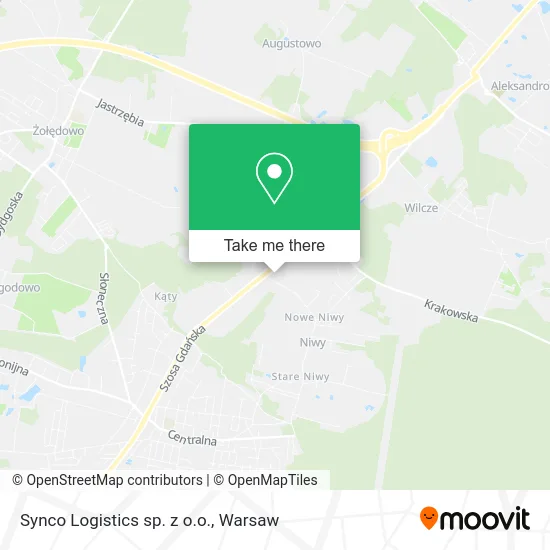 Карта Synco Logistics sp. z o.o.