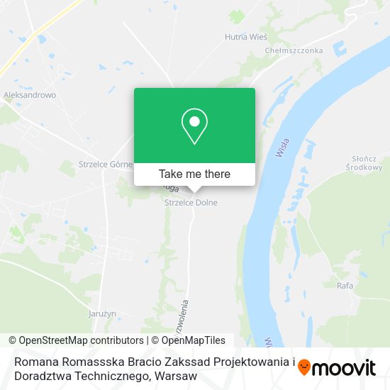 Romana Romassska Bracio Zakssad Projektowania i Doradztwa Technicznego map