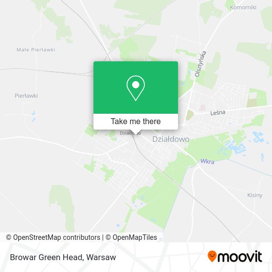 Browar Green Head map