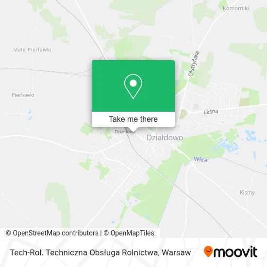 Карта Tech-Rol. Techniczna Obsługa Rolnictwa