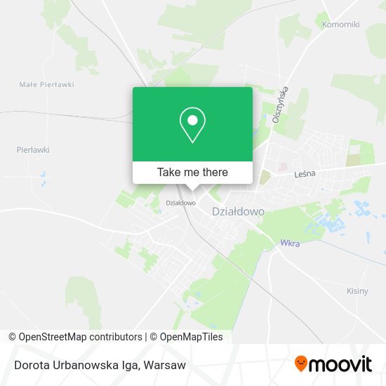 Dorota Urbanowska Iga map