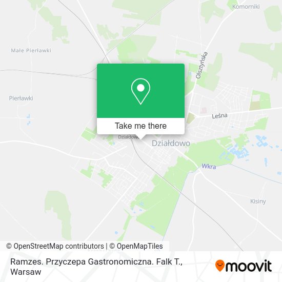 Ramzes. Przyczepa Gastronomiczna. Falk T. map