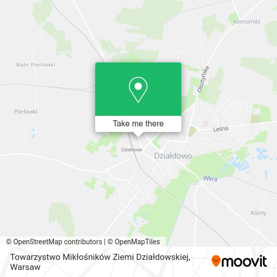 Towarzystwo Mikłośników Ziemi Działdowskiej map