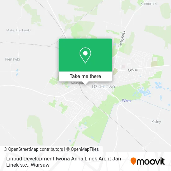 Карта Linbud Development Iwona Anna Linek Arent Jan Linek s.c.