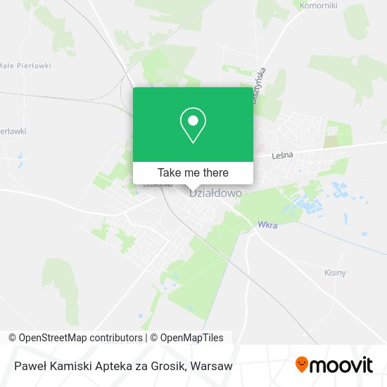 Paweł Kamiski Apteka za Grosik map