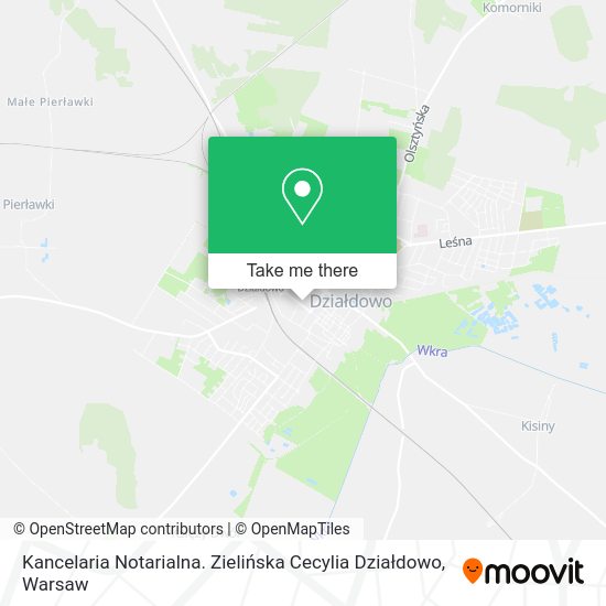 Kancelaria Notarialna. Zielińska Cecylia Działdowo map