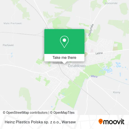 Карта Heinz Plastics Polska sp. z o.o.