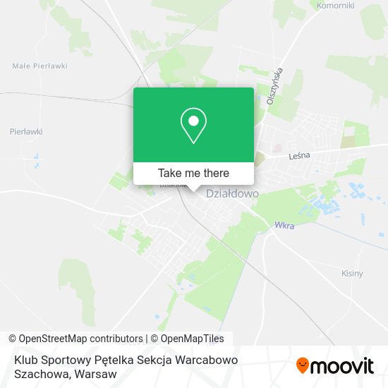 Klub Sportowy Pętelka Sekcja Warcabowo Szachowa map