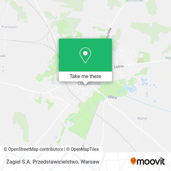 Żagiel S.A. Przedstawicielstwo map