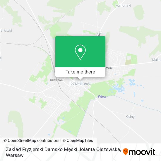 Zakład Fryzjerski Damsko Męski Jolanta Olszewska map