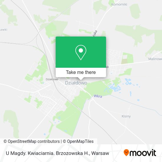 U Magdy. Kwiaciarnia. Brzozowska H. map