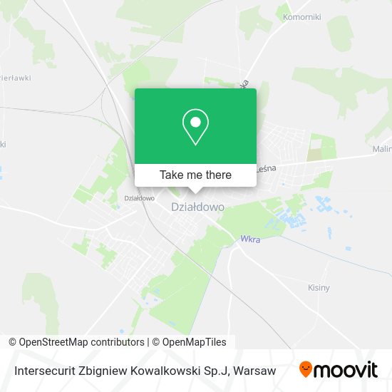 Intersecurit Zbigniew Kowalkowski Sp.J map