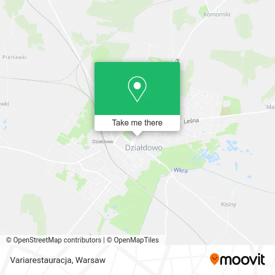 Карта Variarestauracja