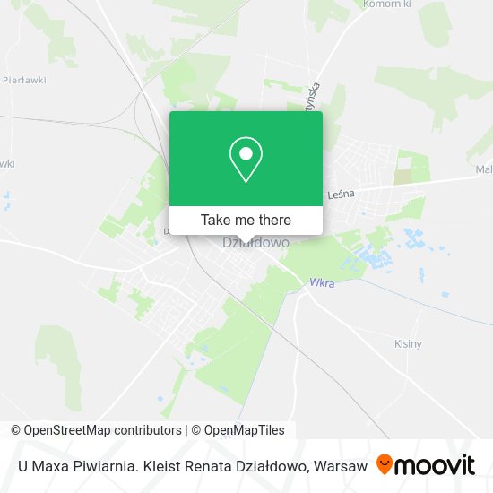 U Maxa Piwiarnia. Kleist Renata Działdowo map